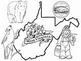 West Virginia Coloring Pages  Home sketch template