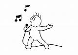 Coloring Page singing  Free Printables Img 11535 sketch template