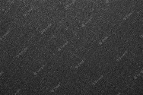 Premium Photo | Black fabric texture natural linen textile as background