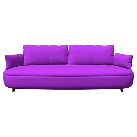 Danish ‘Banana’ Sofa in Burgundy Velvet Upholstery at 1stDibs | burgundy velvet sofa