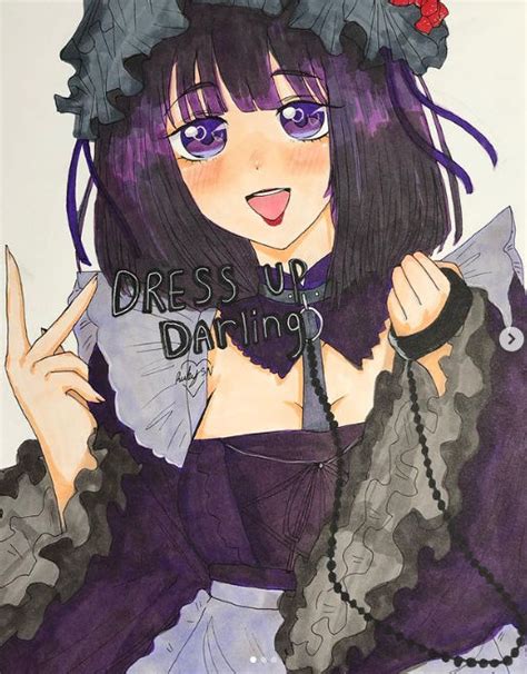 Dressup darling fan drawing by rubytriestodraw on DeviantArt