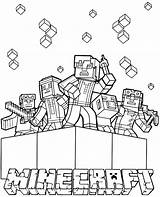Minecraft Coloring Pages Free Unleash Your Creativity With Pixelated Fun sketch template