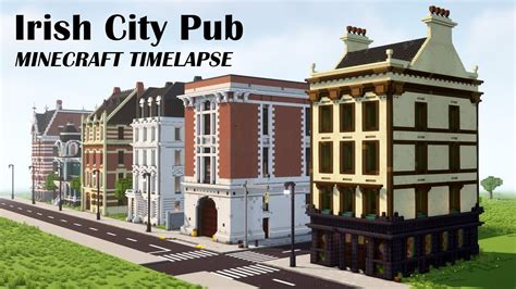 I built an Irish City Pub in Minecraft - YouTube