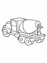 Cement Mixer Truck For Kids coloring Page  Download Print Or Color sketch template