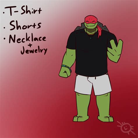 TMNT Outfit Challenge - Raph by EclipseCipher on DeviantArt