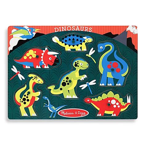 Melissa & Doug® Dinosaur Peg Puzzle - Bed Bath & Beyond