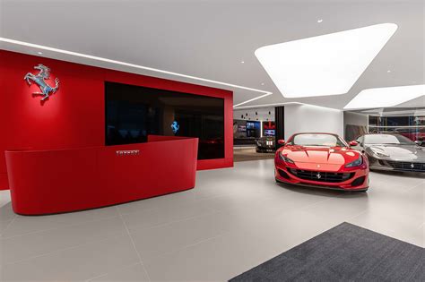 View the Ferrari Showroom Project Completed in New York