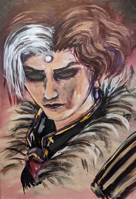 Emet Selch FFXIV Fan Art Poster Portrait poster Endwalker fan art Hades ...