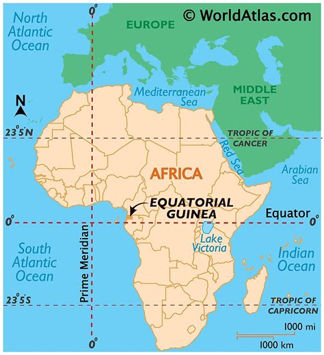 Mapas de Guinea Ecuatorial - Atlas del Mundo