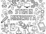 MAS STEM coloring pages — Minnesota Academy Of Science sketch template