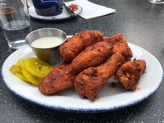 Spicy Fried Chicken Wings, smoked blue cheese dip, b&b pic… | Flickr