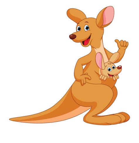 Kangaroo clipart kangaroo pouch, Kangaroo kangaroo pouch Transparent ...