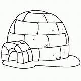 Igloo Coloring Pages To Download And Print sketch template