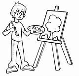 Sculptor Coloring Pages sketch template