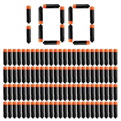 100PCS Pack Black Bullets For Nerf Ultra Refill Darts The Ultimate in Blaster Ammos For Nerf ...