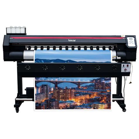 Digital Flex Printing Machine Graphic Printers Large Format Banner Printer 6 Feet Dx7 Printer ...