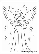 Angel Coloring Page sketch template