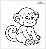 25 Monkey Coloring Pages  Free Printable Sheets And Images For Kids sketch template