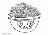 Noodles Coloring Pages  Nation sketch template