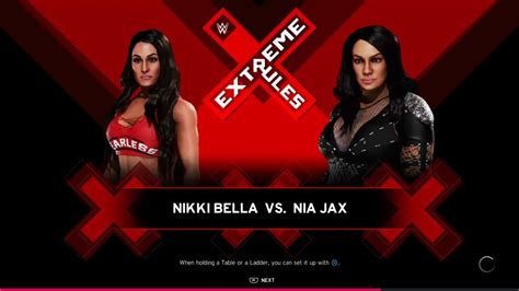 NIKKI BELLA VS NIA. JAX WWE WOMEN FIGHT | WWE 2K20 Gameplay | WWE 2K20 ...