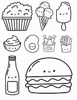 18 Cute Kawaii Food Coloring Pages sketch template