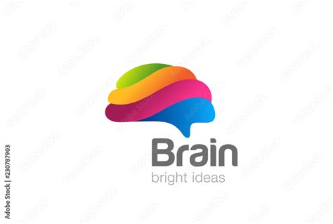 Brain Artificial Intelligence Logo design vector. AI Brainstorm Stock Vector | Adobe Stock