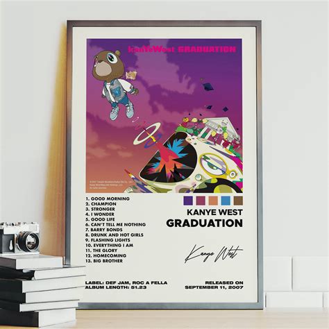 Kanye West Poster Graduation Poster Kanye West Album Cover | Etsy UK