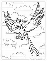 Zazu Coloring Pages sketch template