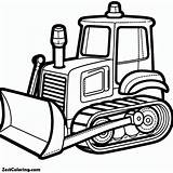 Powerful Bulldozer Coloring Page  For Kids – Smart Creative sketch template