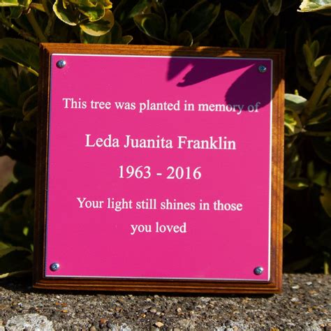 Engraved Memorial Plaques - lots of colours | The Sign Maker Shop