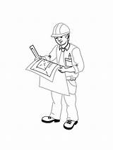 Architect Coloring Page Coloring Pages sketch template