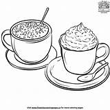 Coffee Coloring Pages  Free Kids sketch template