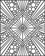 Mosaic Coloring Patterns sketch template
