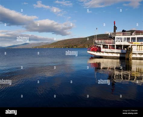 Minne-Ha-Ha Steamboat, Lake George, NY, USA Stock Photo - Alamy