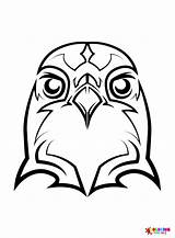 Falcon Coloring Pages Printable For Free Download sketch template