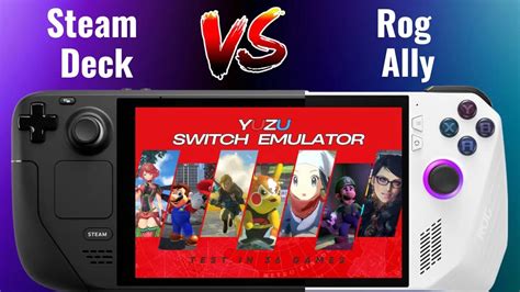 Yuzu Switch Emulator Test In 36 Games | Steam Deck Vs ROG Ally | Yuzu ...