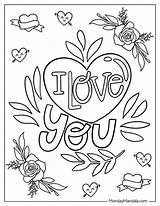 22 I Love You Coloring Pages Free PDF Printables sketch template