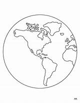 World Globe Coloring Pages sketch template