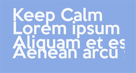 Keep Calm free Font - What Font Is