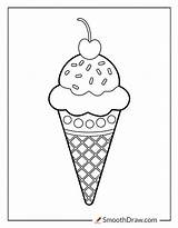 20 Ice Cream Coloring Pages Free Printables  Smooth Draw sketch template