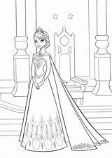 Walt Disney Coloring Pages  Queen Elsa Characters Photo sketch template