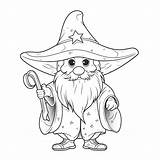 Free Wizard coloring Pages – Coloring Corner sketch template
