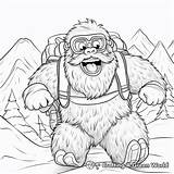 Yeti Coloring Pages  Free & Printable sketch template