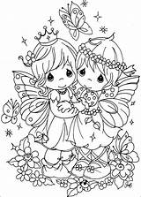 Free Precious Moments Coloring Pages sketch template