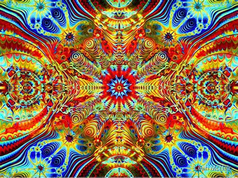 "Cosmic Creatrip2 - Psychedelic trippy visuals" Posters by Leah McNeir | Redbubble