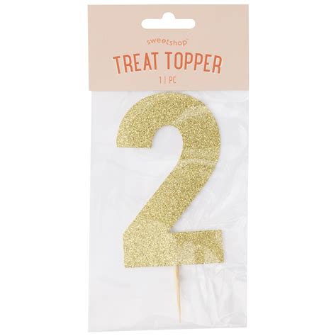 Sweetshop Cake Topper-Number 2 – American Crafts