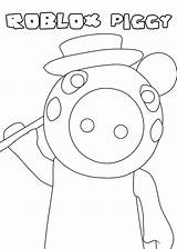 Piggy Roblox Coloring Pages  Free Printable For Kids sketch template