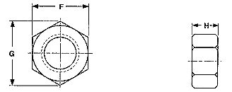 Heavy Hex Nuts Dimensions & Specifications