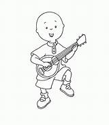 Caillou Printable Coloring Pages Free sketch template