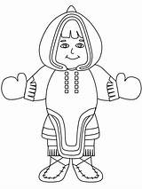 Eskimo Coloring Pages To Print sketch template